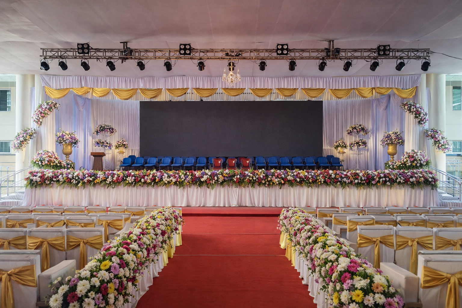 Professional stage and truss structure