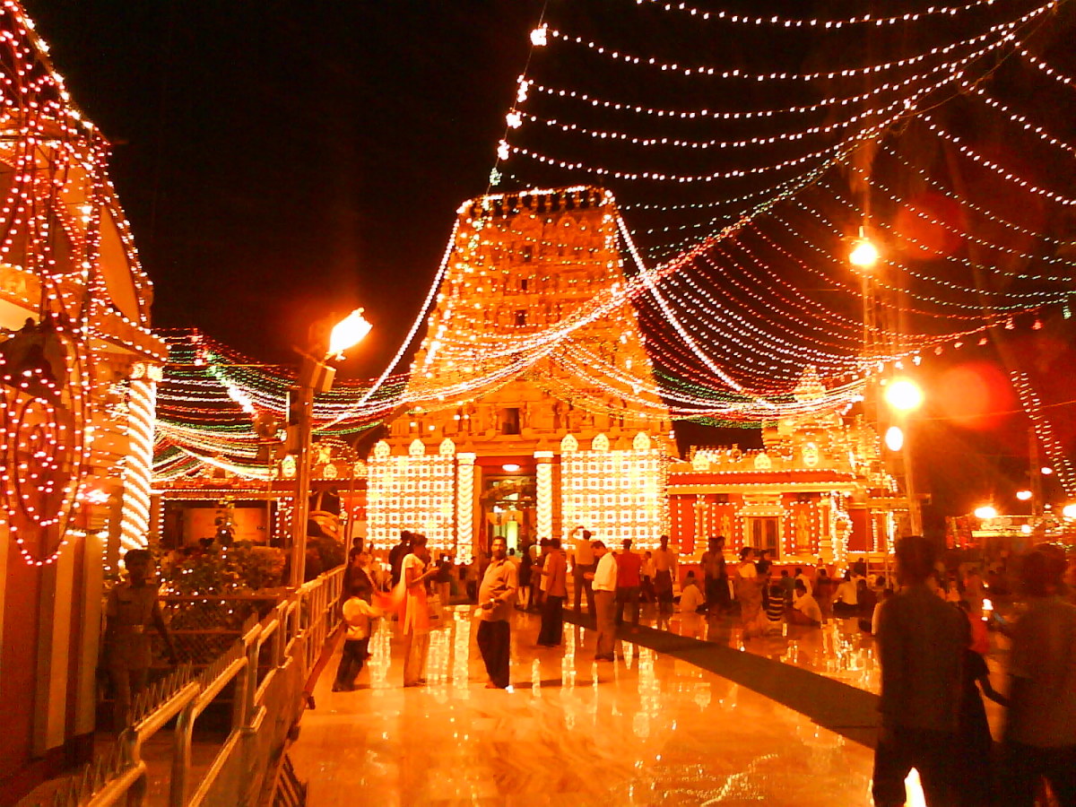 Main image of a professional event setup with stage lighting and truss structure